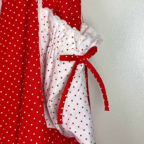 Graybo Originals Red White PolkaDot Vintage”Minnie Mouse”Inspired Prairie Skirt - Picture 10 of 13